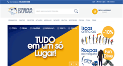 Desktop Screenshot of companhiadapraia.com.br