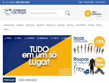 Tablet Screenshot of companhiadapraia.com.br